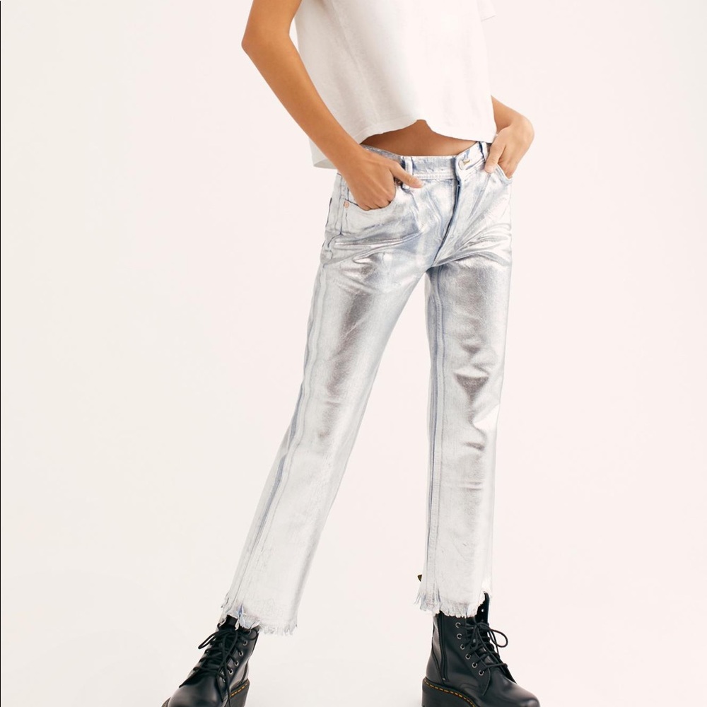 Free People Disco Ball Jeans
